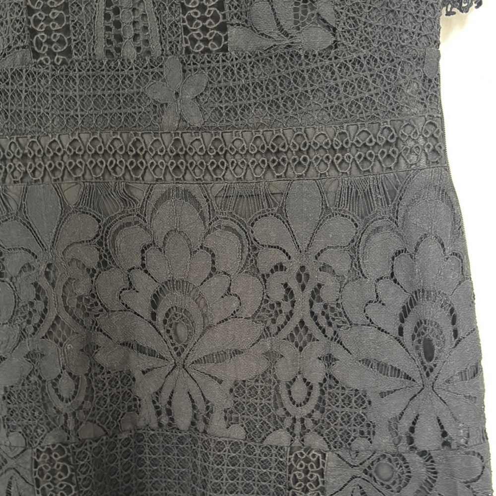 Elegant Black Lace Dress - Picture 6 of 11